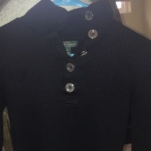 button up black shirt